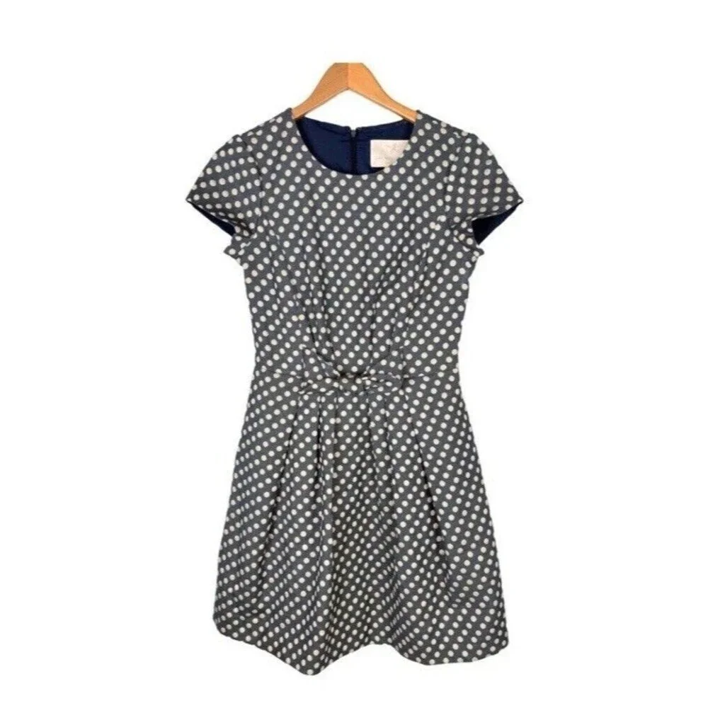 NWT Gal Meets Glam Collection Amy Polka Dot Fit Flare Dress Sz 8 Wedding Guest - Picture 16 of 16